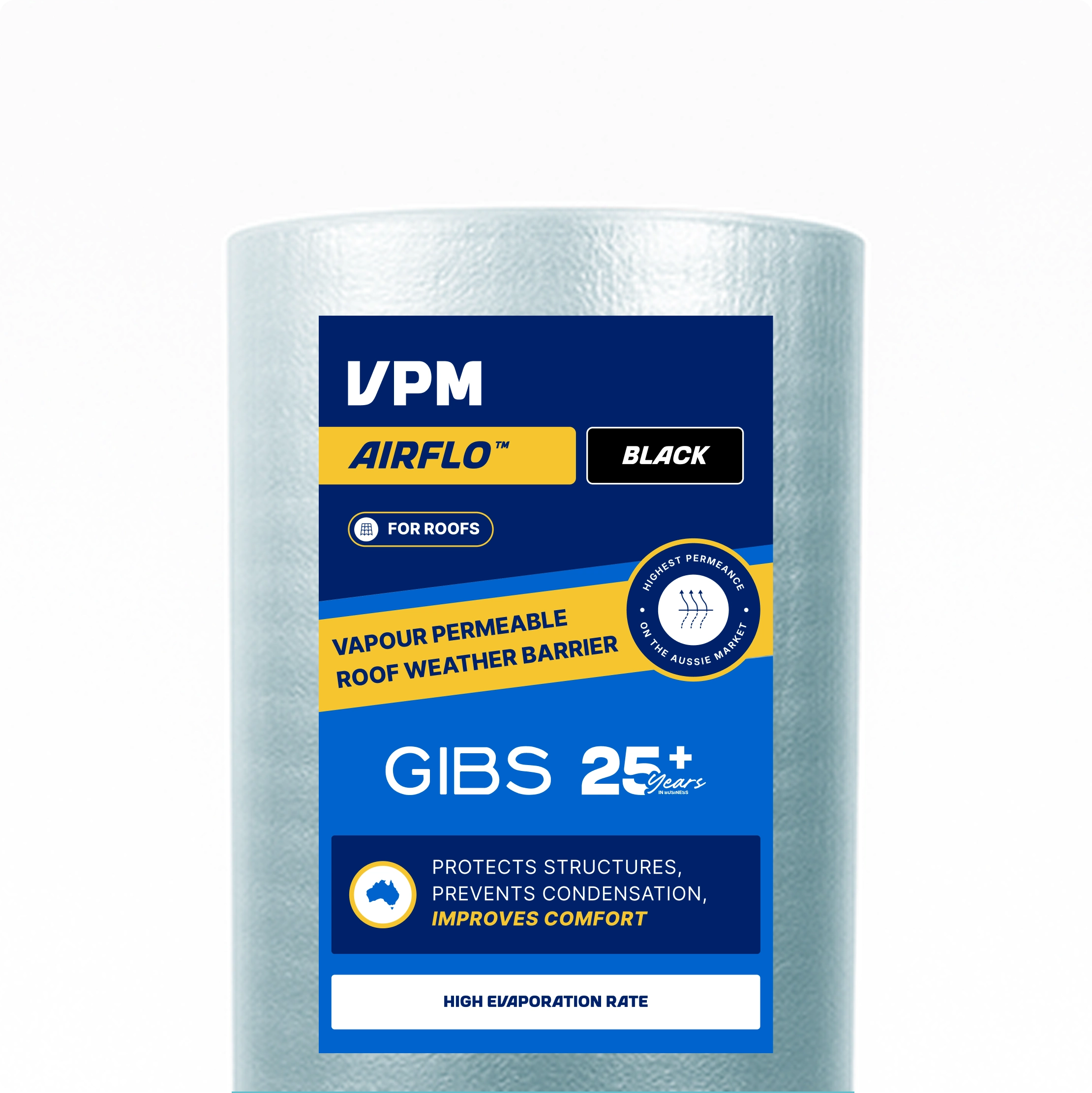 GIBS AirFlo™ Black VPM Roof