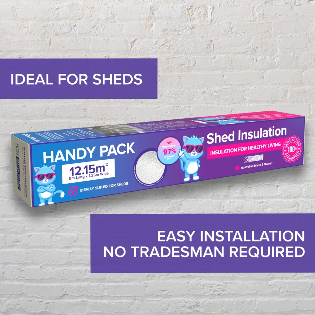 Handy Pack Shed Insulation – GI Building Sciences